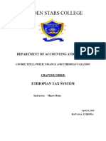 CHAPTER 3 ETHIOPIAN TAX SYSTEM