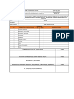 Check List de inspección de Vibrador de Concreto KTD