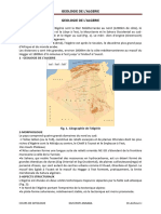 Cours La Structure Geologique Algerienne