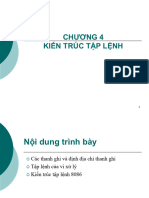 Chương4 - Kiến trúc tập lệnh kiến trúc máy tính