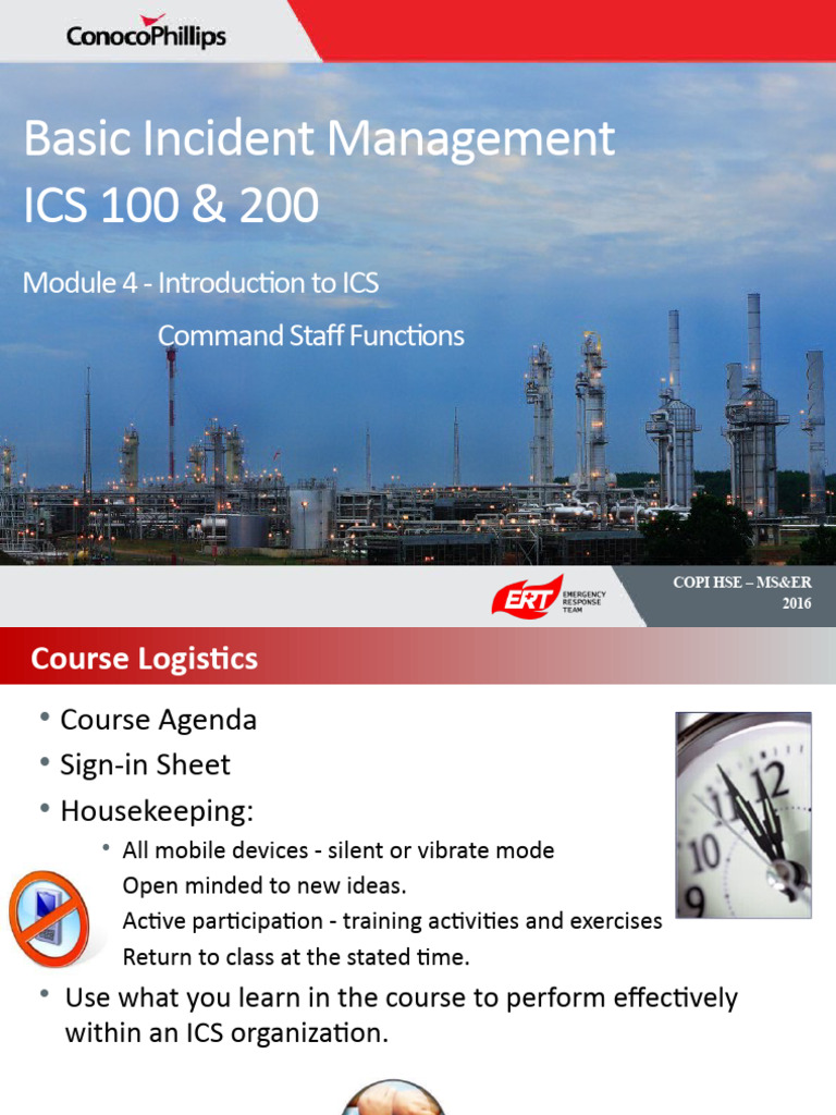 ICS Incident Management Overview | PDF | Incident Command System | Safety