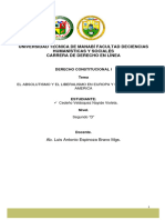 Tarea de Dereco Constitucional1 Ensayo