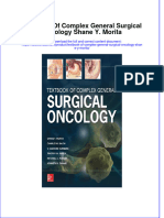 Read online textbook Textbook Of Complex General Surgical Oncology Shane Y Morita ebook all chapter pdf