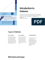 Introduction To Diabetes