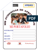 PORTAFOLIO ESTUDIANTE - APRENDO EN CASA