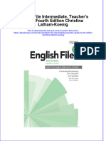 Read Online Textbook English File Intermediate Teachers Guide Fourth Edition Christina Latham Koenig Ebook All Chapter PDF