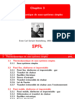 03. Thermodynamique de sous-systèmes simples (1)