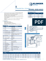 Ball Valve KHD MS2D Data Sheet