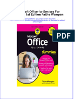 Read Online Textbook Microsoft Office For Seniors For Dummies 1St Edition Faithe Wempen Ebook All Chapter PDF