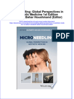 Read Online Textbook Microneedling Global Perspectives in Aesthetic Medicine 1St Edition Elizabeth Bahar Houshmand Editor Ebook All Chapter PDF