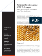 Pesticide Detection Using Sers Techniques Final