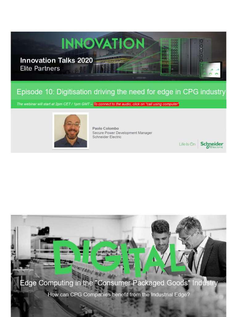 Edge Computing in CPG Industry Insights | PDF | Computer Network ...
