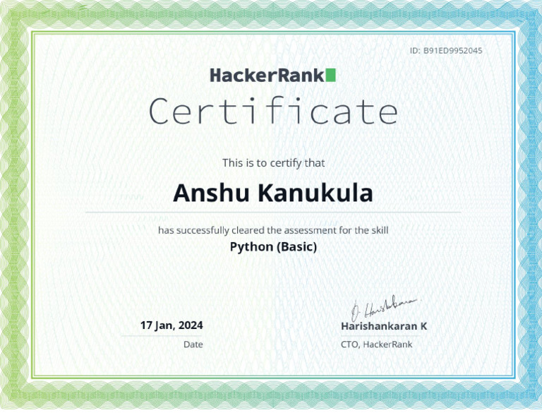python_basic certificate | PDF