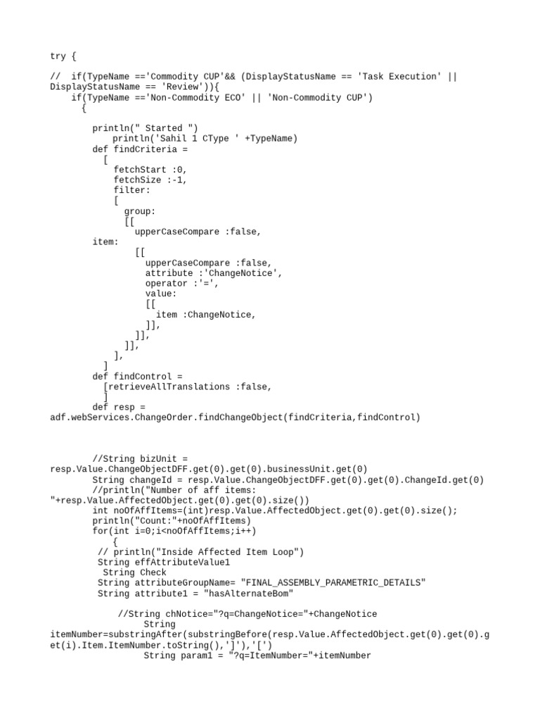 Change Order Processing Script | PDF | Computer Programming ...