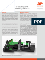 3P APPNOTE 4-01 Suitability of desert or recycling sands as raw material for concrete production