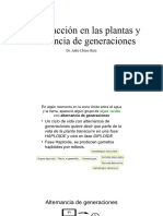 Clase 3. Reproducción en Las Plantas y Alternancia de Generaciones