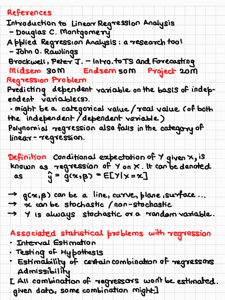 Regression And Time Series Models 240408 115800 Pdf