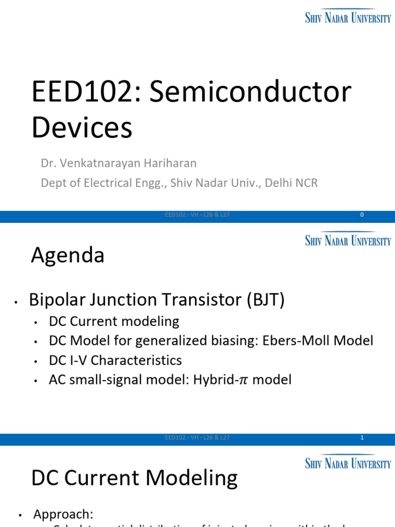 BJT DC Current Modeling Techniques | PDF | Bipolar Junction Transistor ...