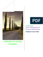 A Report On Global Warming