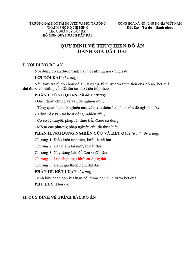 Quy Dinh Thuc Hien DA DGDD | PDF