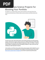 Python Data Science Projects