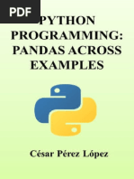 Python Programming Pandas Across Examples