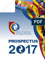 CUT Prospectus 2017