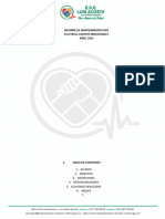 Informe de Mantenimiento Red Electrica, Equipos Industriales ABRIL 2024