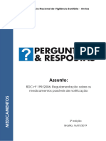 Perguntas e Respostas - Medicamentos Notificados - 3a Edição