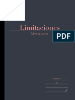 Limitaciones 