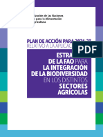 Plan de Acción para 2021-23 Relativo A La Aplicación de La Estrategia de La FAO