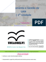 1 Unidade - Planejamento e Gestão de UAN