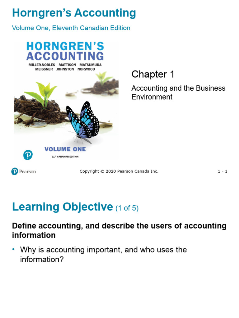 CHAPTER 1. Accounting and The Business Enviroment | PDF | Equity ...