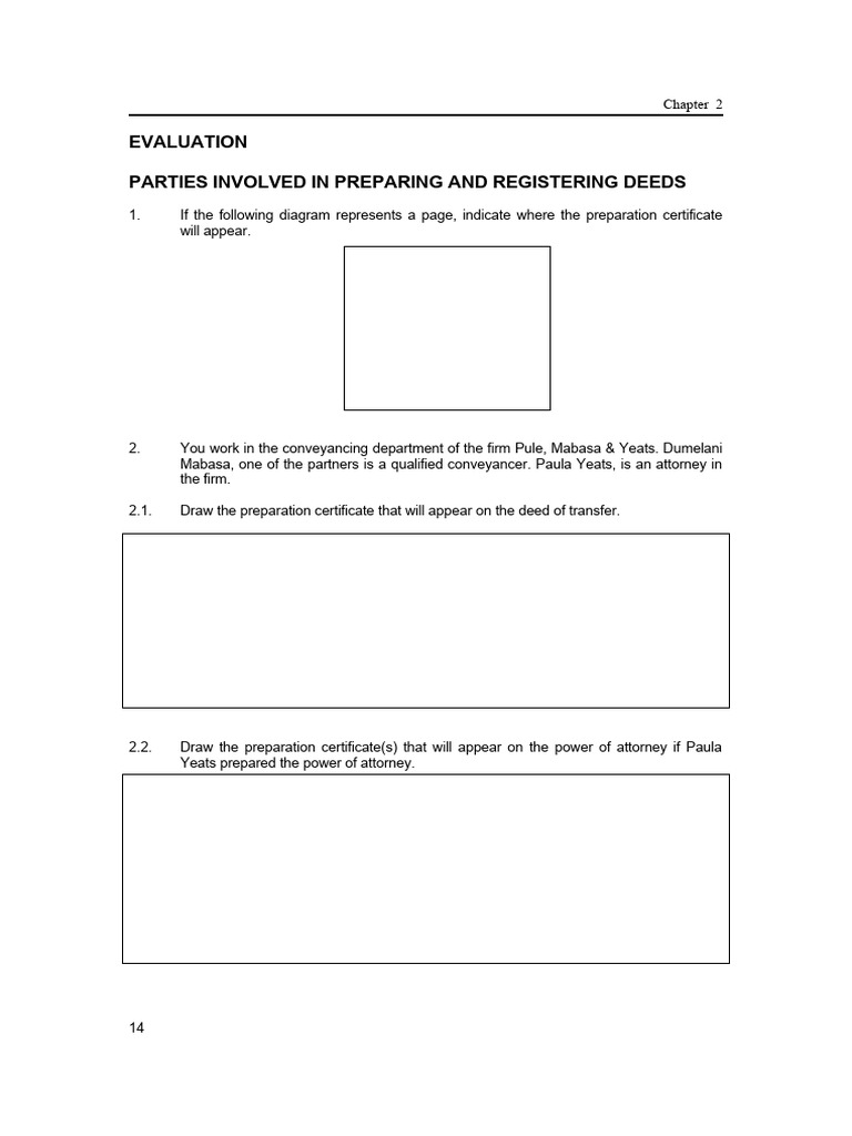 Deeds Preparation and Registration Guide | PDF | Deed | Lawyer