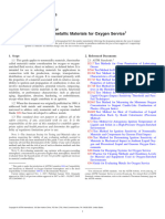 G63-15 - Standard Guide For Evaluating Nonmetallic Materials For Oxygen Service