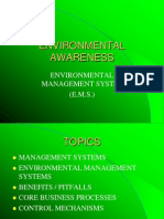 Environmental Awareness: Environmental Management Systems (E.M.S.)