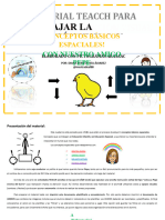 Material TEACCH Cuaderno para Trabajar Conceptos Basicos Espaciales