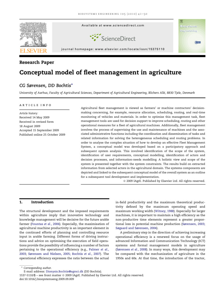 Conceptual Model Of Fleet Management In Pdf System Conceptual Model