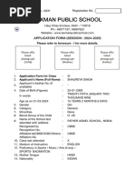 Print Form - School Admission 2024-2025