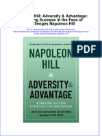 Read Online Textbook Napoleon Hill Adversity Advantage Achieving Success in The Face of Challenges Napoleon Hill Ebook All Chapter PDF