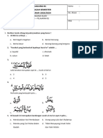 Latihan Soal PTS Pai SD Kelas 5 SMT 2