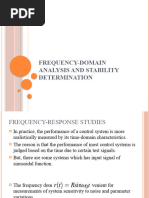 Frequency-Domain Analysis and Stability Determination