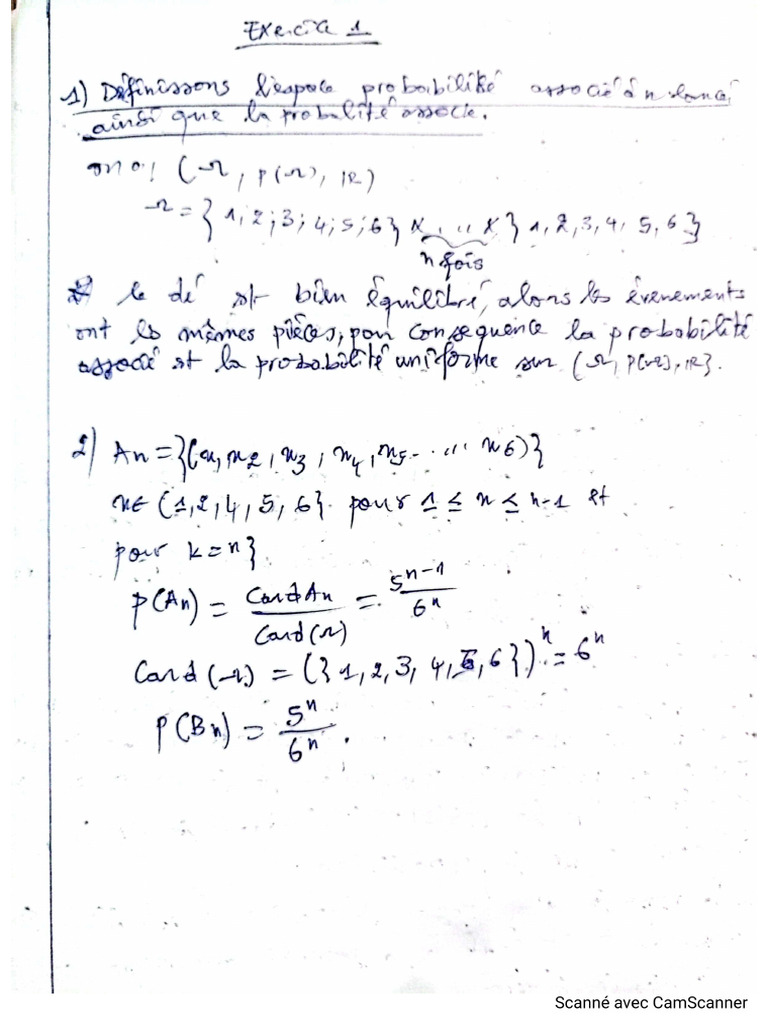 CC Exo 1 Et 2 Proba-Stat | PDF