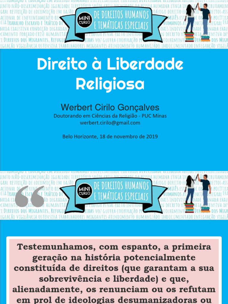 Liberdade Religiosa no Brasil: Desafios e Direitos | PDF | Liberdade de ...