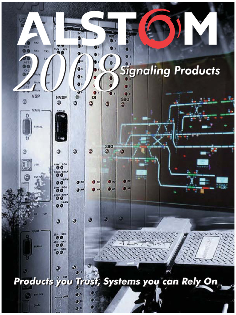 Alstom Signaling Products Catalog 2008 | PDF | Alternating Current ...