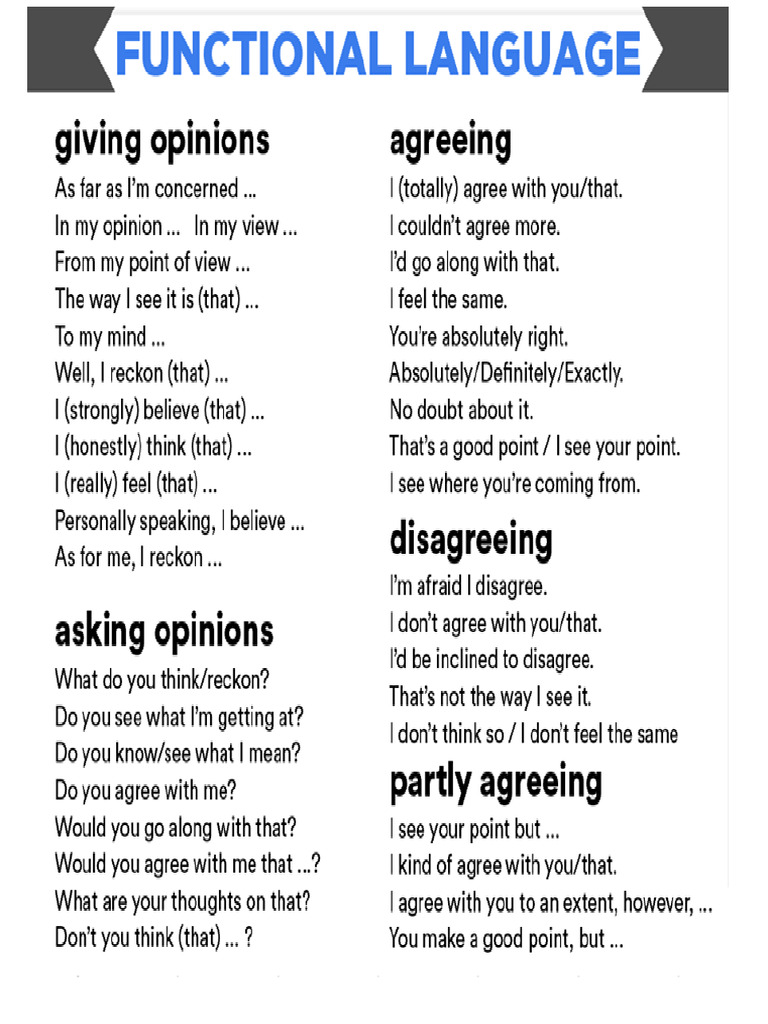 Giving Opinions 1 | PDF