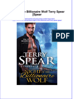 Read online textbook Night Of The Billionaire Wolf Terry Spear Spear ebook all chapter pdf