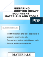 Preparing Construction (Heavy Equipment) Materials and (Autosaved)