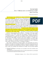 Nove teses sobre a infancia como fenomeno social-  aula 3