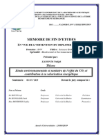 Etude environnementale et sanitaire de l’effet du CO2 et contribution à sa valorisation énergétique (1)